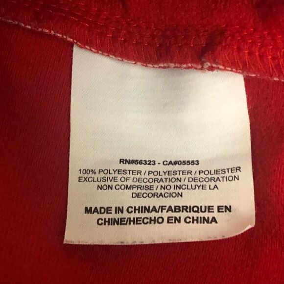 Ohio State University Red Nike Dri Fit Full Zip Long Sleeve Jacket. - Picture 4 of 4